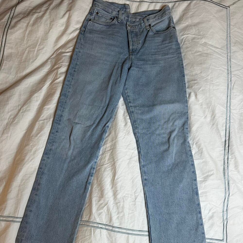 Agolde criss cross jeans in